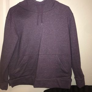 Purple athletic hoodie